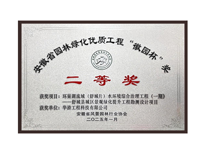 阜新荣获2025“徽园杯”奖二等奖